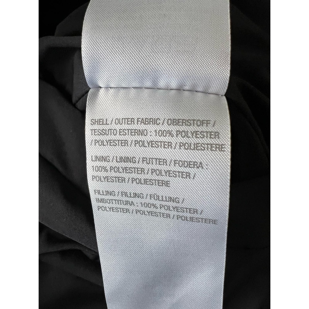 Dennis Basso Reversible Print to Solid Water Resistant Jacket NWOT BLK/ST SIZE L - Picture 5 of 7